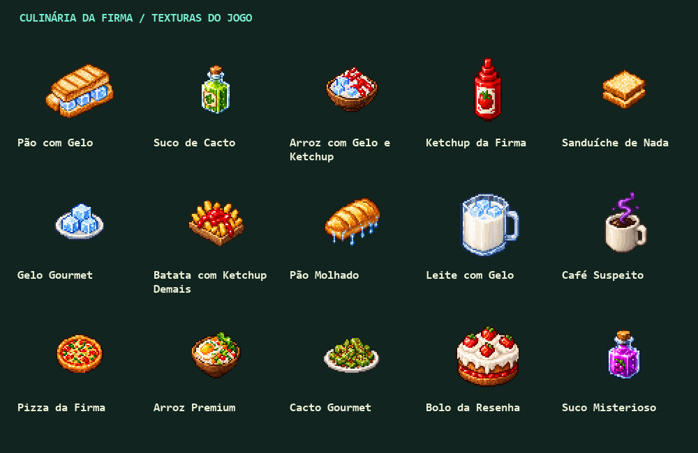 Quinze comidas da Culinária da Firma